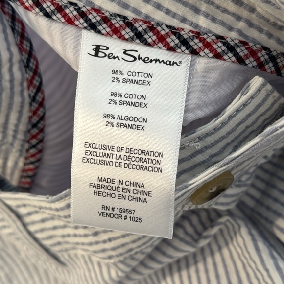 Ben Sherman Seersucker Shorts. Size 32 - Picture 13 of 13